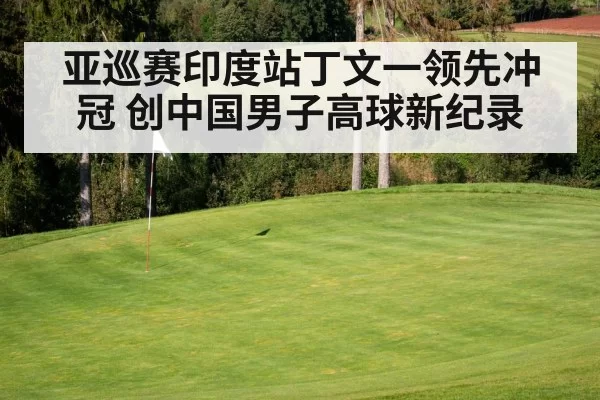 亚巡赛印度站丁文一领先冲冠 创中国男子高球新纪录